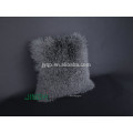 pretty tibet sheep skin fabric cushion cover